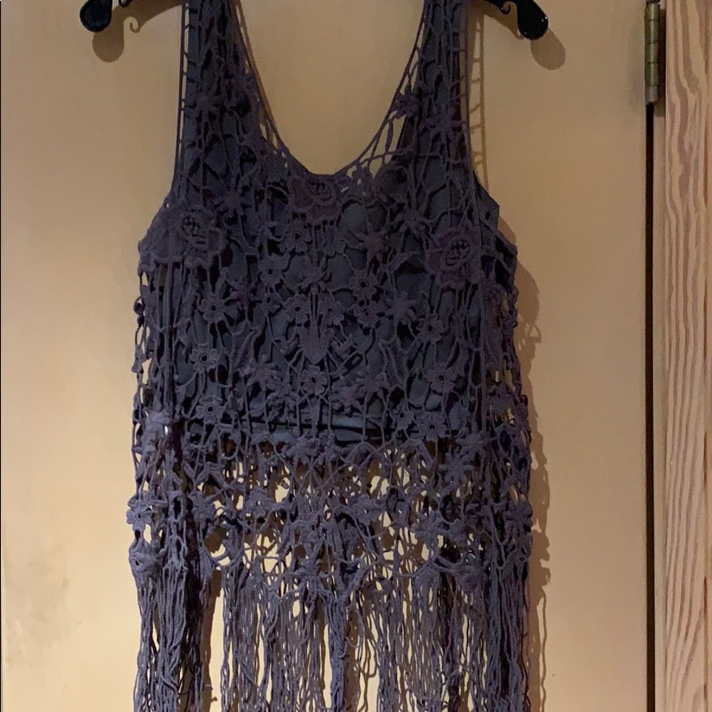 Macrame Top With Fringe - image 3